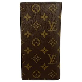 Louis Vuitton-Louis Vuitton Zippy Wallet Vertical-Brown