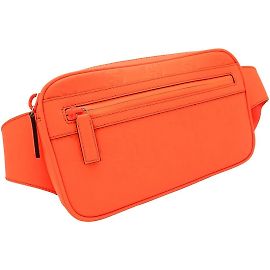 Sac banane en cuir orange Gucci Orange