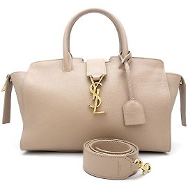 Sac à main Downtown Baby Yves Saint Laurent Beige