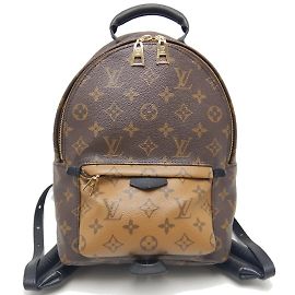 Mochila Palm Springs PM Monogram Reverse Louis Vuitton Marrom