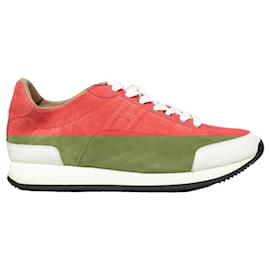 Hermès-Hermès H Logo Low-cut Sneakers-Pink