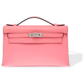 Hermès HERMES Kelly Mini Tasche aus rosa Leder - 102349 Pink