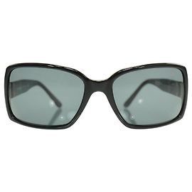 Chanel Black Silver Foldable CC Logo Sunglasses 5030 Black Silvery