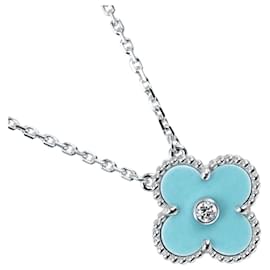 Van Cleef & Arpels-Collier Alhambra de Van Cleef & Arpels-Argenté,Métallisé