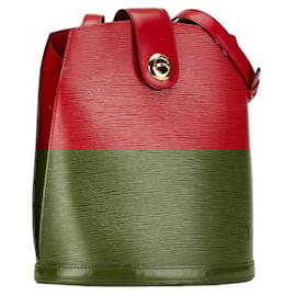 Louis Vuitton-Louis Vuitton Epi Cluny Shoulder Bag Red Leather-Red