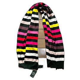 Bufanda Sonia Rykiel pour H&M de algodón negra y multicolor Negro Multicolor