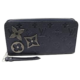Louis Vuitton-Louis Vuitton Monogram Empreinte Zippy Wallet M62069-Blue