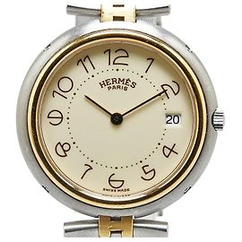 Hermès Perfil de acero inoxidable Hermes Blanco