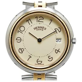 Hermès-Hermes Profil Stainless Steel-White
