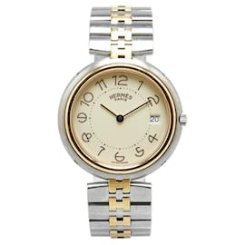 Hermès-Hermes Profil Stainless Steel-White