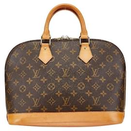 Louis Vuitton-Louis Vuitton Monogram Alma PM Handbag Brown-Brown