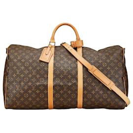 Louis Vuitton-Louis Vuitton Monogram Keepall Bandouliere 60 Bag-Brown