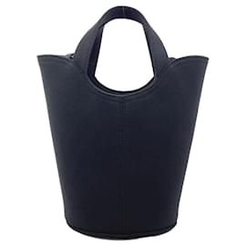 Balenciaga-Balenciaga Wave XS 2WAY Canvas Handbag-Black