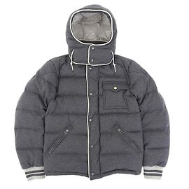 Moncler BRESLE Wool Jacket Brown