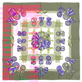 Hermès-Hermes Silk Scarf Red-Red