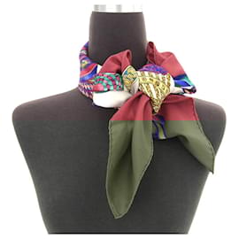 Hermès-Hermes Silk Scarf Red-Red