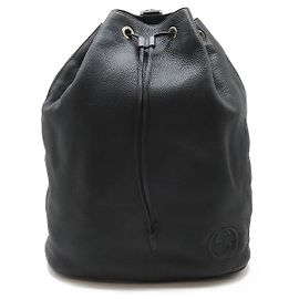 Gucci Leather Soho Backpack 368587 Black