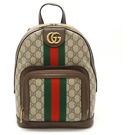 Gucci Ophidia GG Supreme Small Backpack Beige
