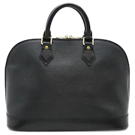 Louis Vuitton-Louis Vuitton Epi Alma Leather Handbag M52142-Black