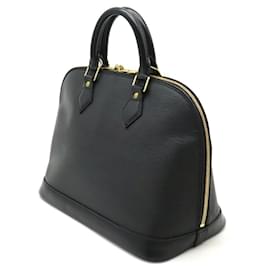 Louis Vuitton-Louis Vuitton Epi Alma Leather Handbag M52142-Black