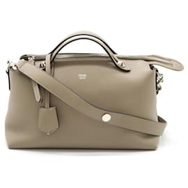 Fendi-Fendi By The Way Medium Leather Handbag-Grey