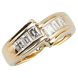 Autre Marque-Au750 Diamond Ring-Golden