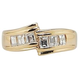 Autre Marque-Au750 Diamond Ring-Golden