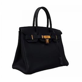 Hermès-Hermes Birkin 30 Handbag in Blue Nuit-Blue