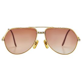 Gafas de sol de oro K14 de Cartier Otro
