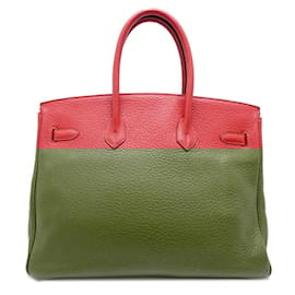 Hermès-Hermes Birkin 35 Handbag in Rouge Garance-Red
