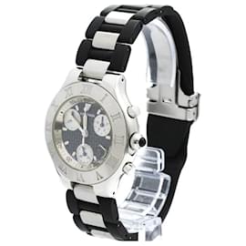 Cartier-Cartier Must 21 Chronoscaph Steel Quartz Men's Watch-Other