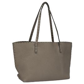 FENDI Celeria Handtasche aus Leder Silber Authentisch ep7070 Silber