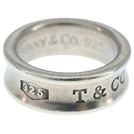Autre Marque-TIFFANY&Co. Narrow Ring Ag925 Silver Auth am7328-Silvery