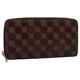 Louis Vuitton-LOUIS VUITTON Damier Piet Zippy Wallet Long Wallet N63174 LV Auth am7360-Other