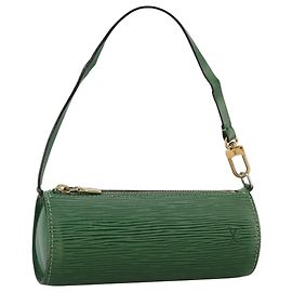 LOUIS VUITTON Bolsa Soufflot Epi Verde LV Auth 106405 Verde