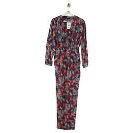 The Kooples Tuta in seta multicolore Multicolore