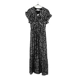 Bash Silk dress Black
