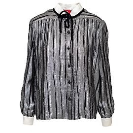 Camicia Glitter Notturna Valentino Argento