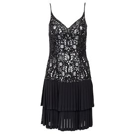 Robe à perles Valentino Night Noir