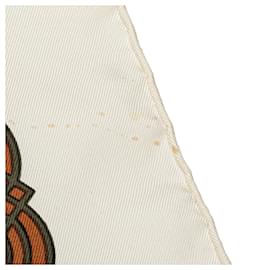 Hermès-HERMES Scarves T.  Silk-Yellow