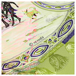 Hermès-HERMES Scarves T.  Silk-Camel