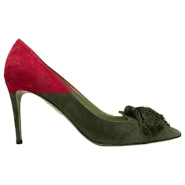 Aquazzura-AQUAZZURA Heels T.EU 40 Suede-Red