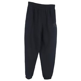 Pantalones de chándal de algodón negro con estampado de logo Alexander Wang Negro