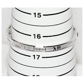 Tiffany & Co-Bracelete de diamante K18WG Tiffany Atlas-Branco