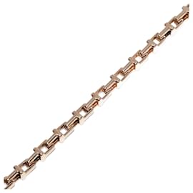 Tiffany & Co-Pulseira de corrente estreita K18PG da Tiffany & Co-Rosa