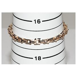 Tiffany & Co-Pulseira de corrente estreita K18PG da Tiffany & Co-Rosa