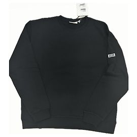 GCDS Black Sweatshirt Logo Black