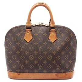 Louis Vuitton-Louis Vuitton Alma PM Handbag Monogram Brown-Brown