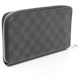 Louis Vuitton-Louis Vuitton Zippy Organizer Wallet Black N63077-Black