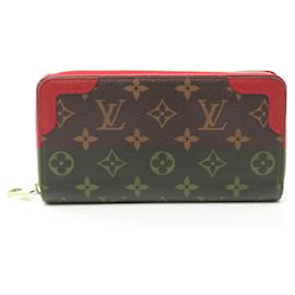 Louis Vuitton-Louis Vuitton Monogram Zippy Wallet Retiro M61854-Brown
